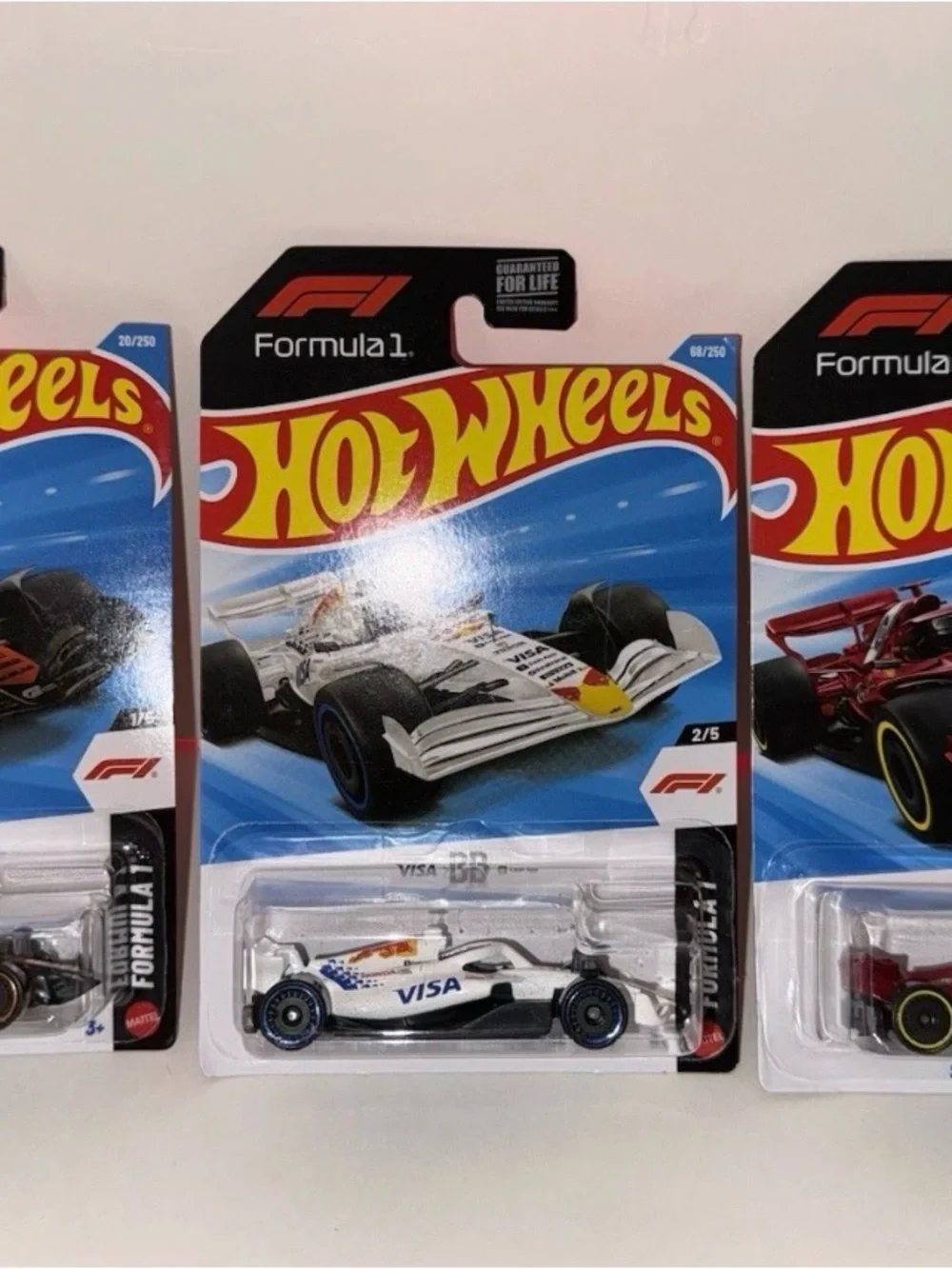 2026 Hot Wheels F1 Formula One Lot of 3 McLaren Visa Cash App Ferarri